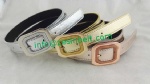Fashion Wide Gold Silver Brown Belt For Women Pants